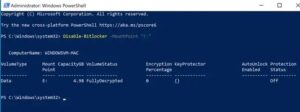 How to Disable Bitlocker in Windows 10