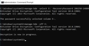 How to Disable Bitlocker in Windows 10