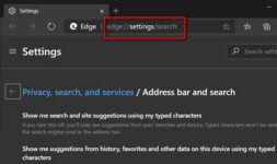 Change The Default Search Engine in Microsoft Edge