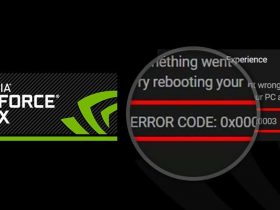 Geforce Experience Error-0x0003 Error Code Solved Geforce Experience Error-0x0003 Error Code Solved