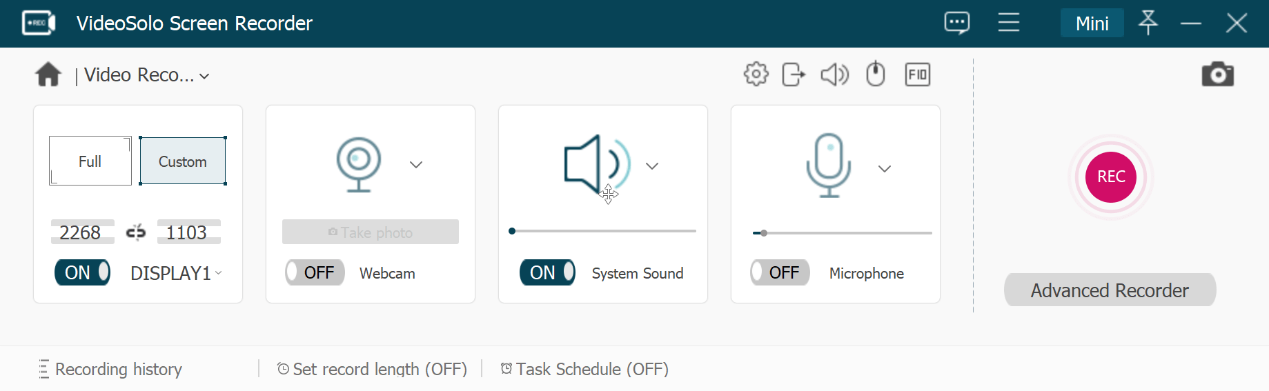 VideoSolo Screen Recorder – Simplify the Recording Work on Computer