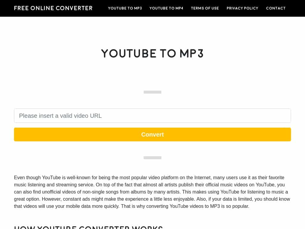 10 Free Sites Youtube to MP3 Video Converter