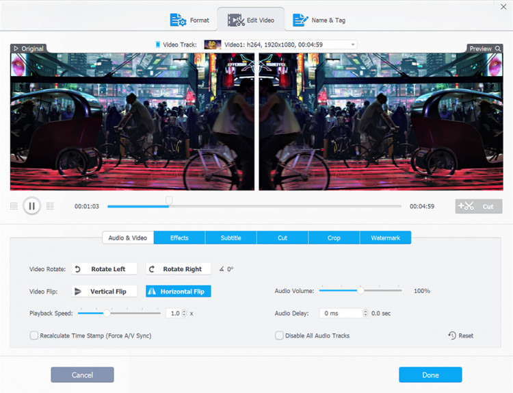 A Worry-Free Solution to Easily Process Your Long Large-sized video
