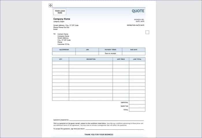 Best Microsoft Word Templates to Create Payment Invoice