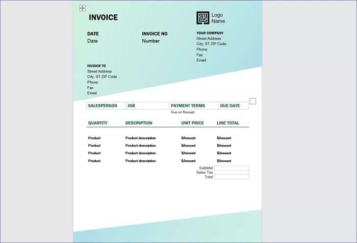 Best Microsoft Word Templates to Create Payment Invoice