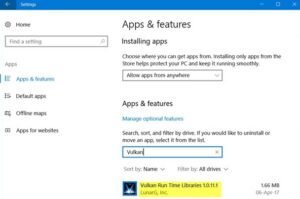 Vulkan Runtime Libraries – A Very Quick Guide