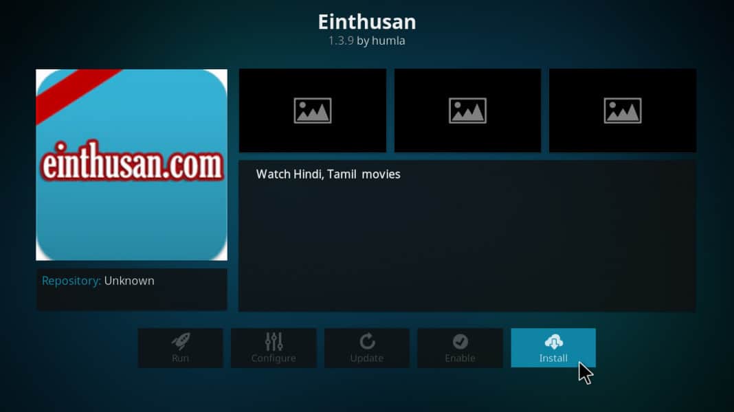 Einthusan Kodi AddOn – Installation Guide