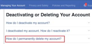 How to Delete Your Facebook Account Permanently