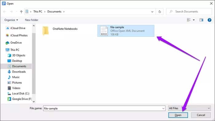 How to Con­vert DOCX to DOC in Google Docs