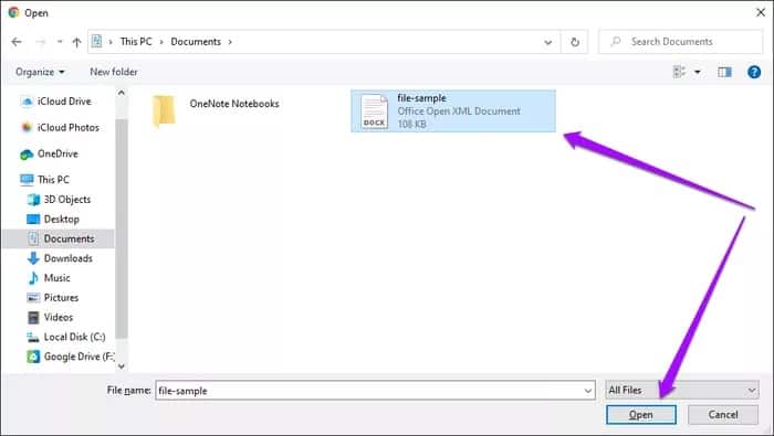 How to Con­vert DOCX to DOC in Google Docs