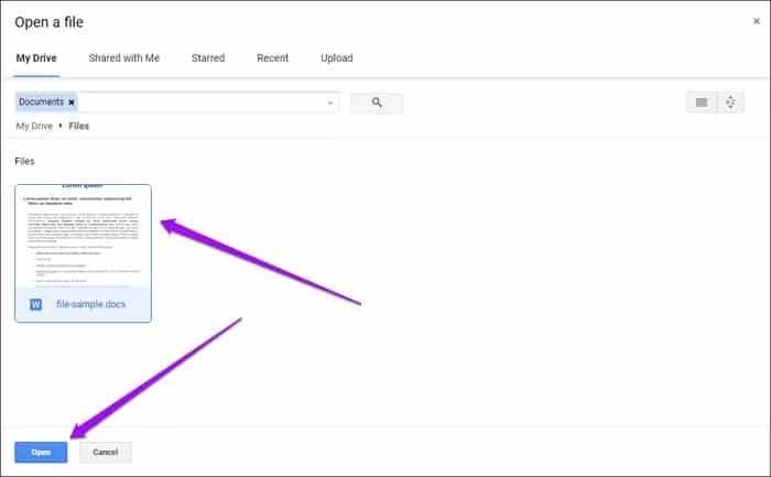 How to Con­vert DOCX to DOC in Google Docs