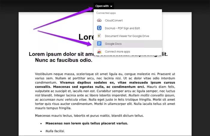 How to Con­vert DOCX to DOC in Google Docs
